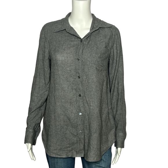 Theory Simara Knit Button-Front Blouse Size Small - Picture 1 of 11